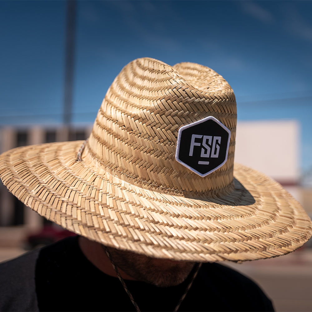 Logo Straw Patch Hat