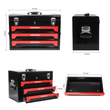 Load image into Gallery viewer, 3 DRAWERS TOOL BOX WITH TOOL SET
