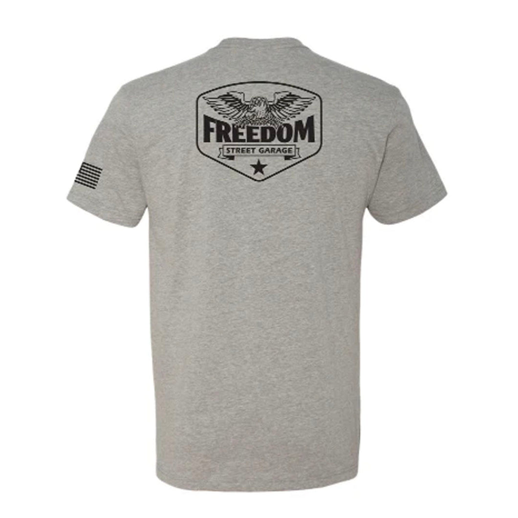 Eagle Perched Tee Heather Grey