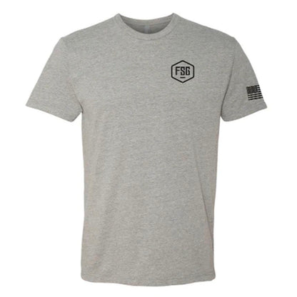 Eagle Perched Tee Heather Grey