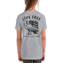 Load image into Gallery viewer, Live Free Youth Short Sleeve T-Shirt
